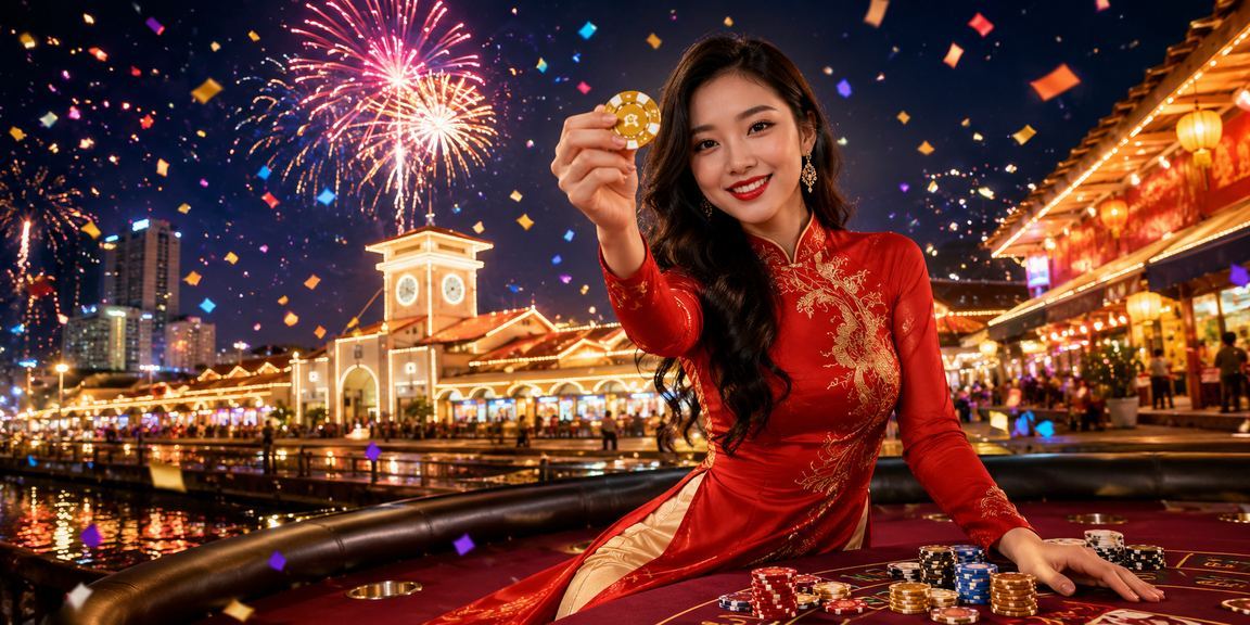 Người chơi baccarat tại TP.HCM mặc áo dài tham gia bàn casino trực tuyến