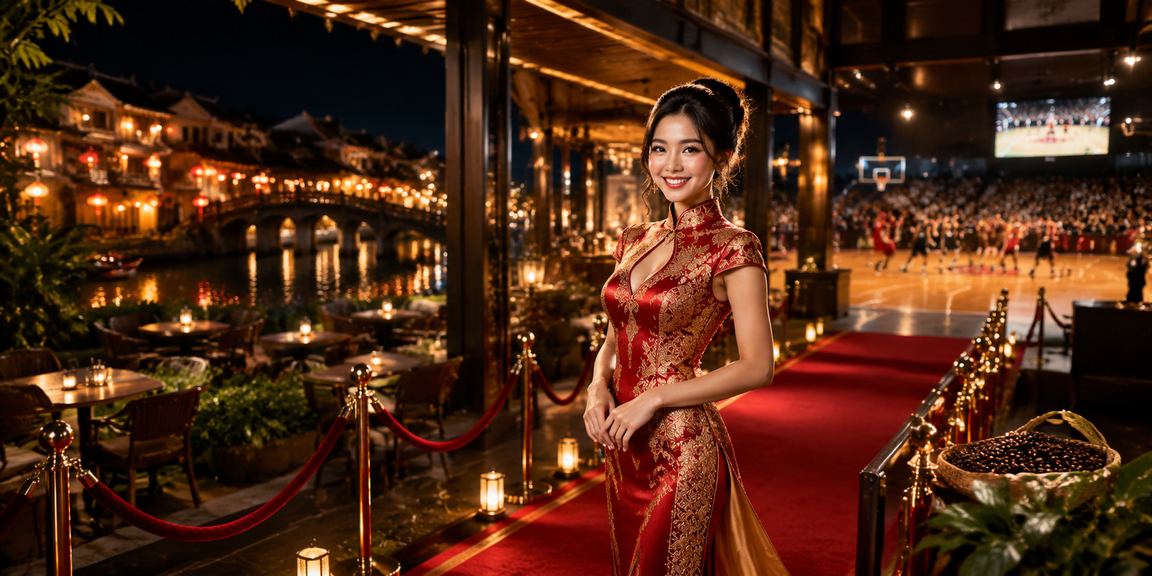 Người dùng tại Hội An thưởng thức cà phê và theo dõi kết quả bóng rổ trực tuyến