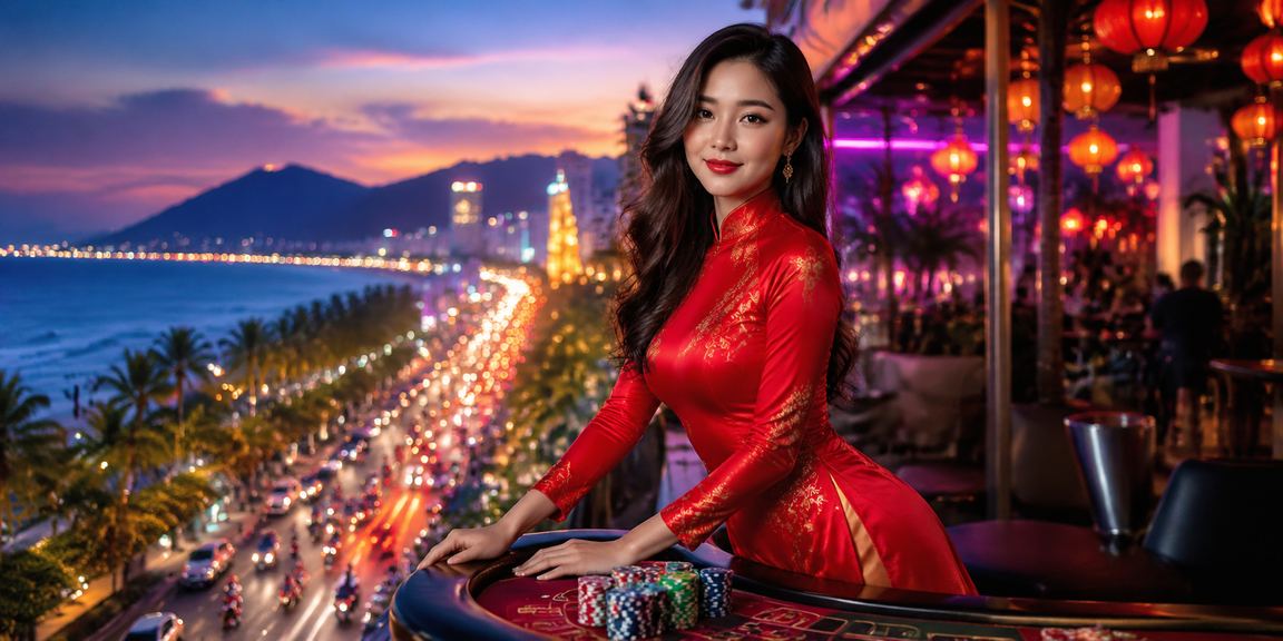 Người dùng tại Nha Trang mặc áo dài tham gia đặt cược và trải nghiệm giải trí trực tuyến